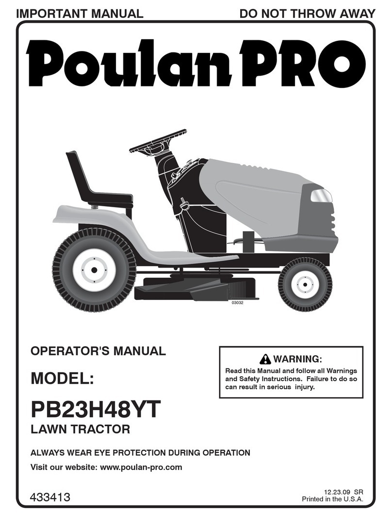 Poulan Pro 433413 Operator's manual