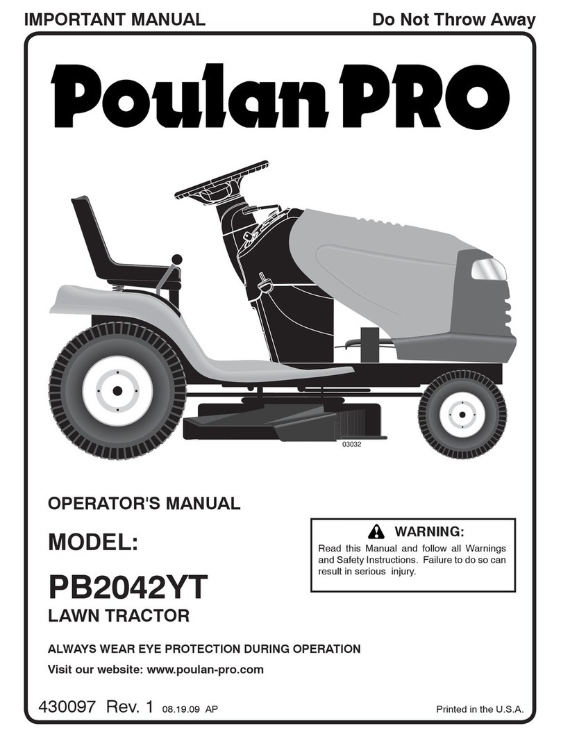 Poulan Pro 430097 Operator's manual