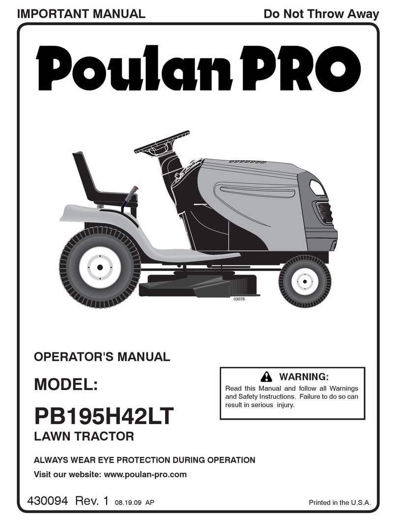 Poulan Pro 430094 Operator's manual