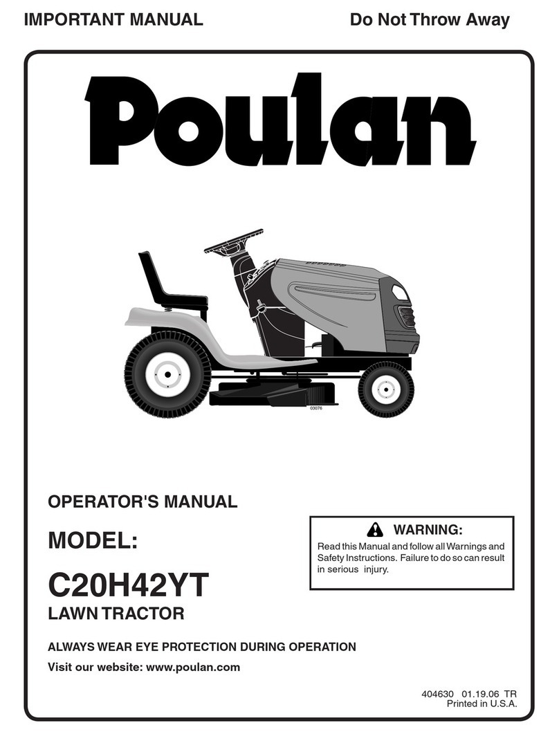 Poulan Pro 404630 Operator's manual