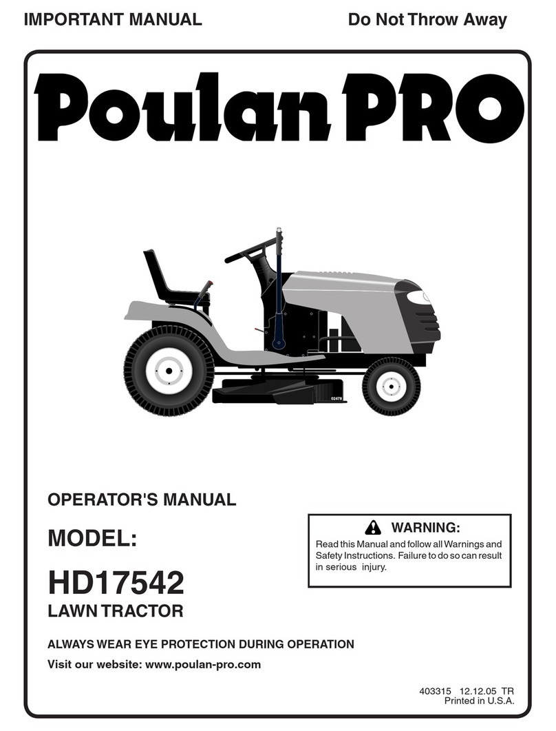Poulan Pro 403315 Operator's manual