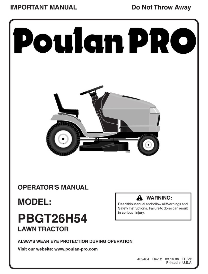 Poulan Pro 402464 User manual