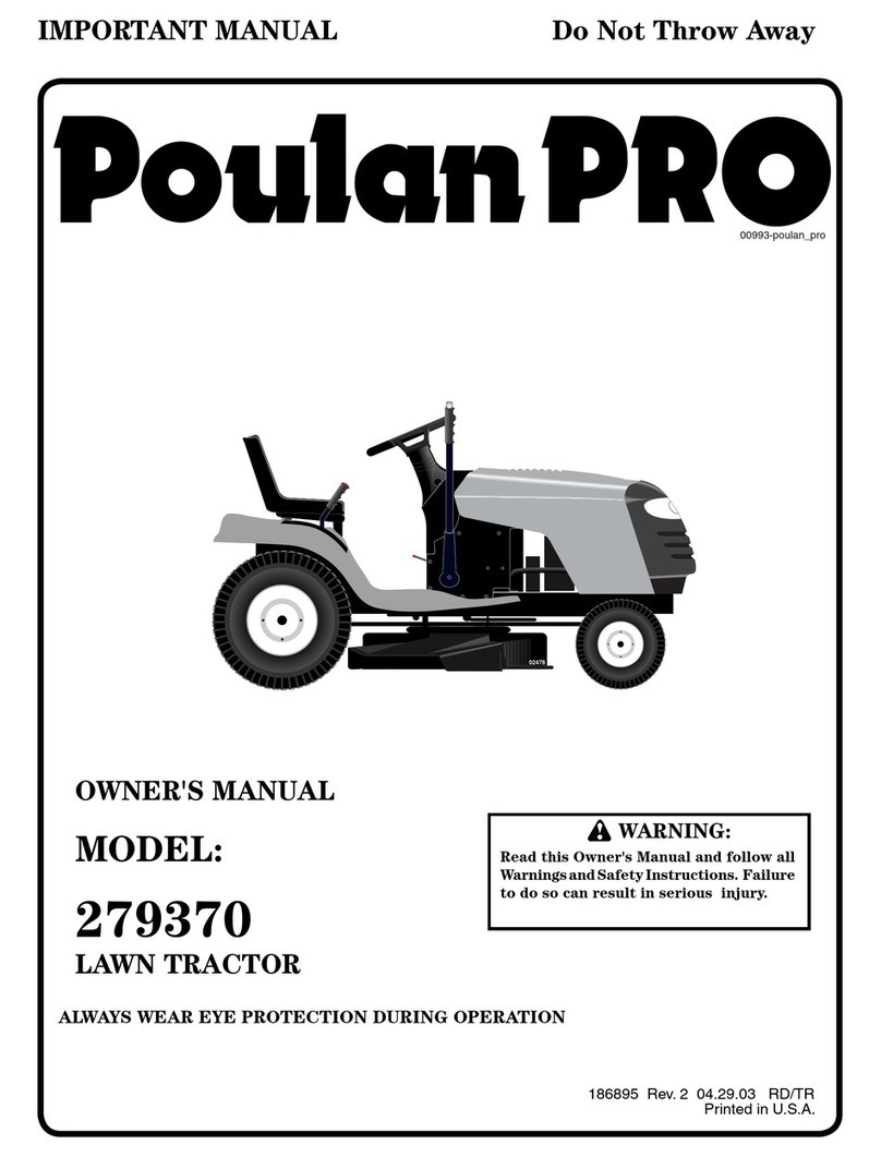 Poulan Pro 279370 owner's manual