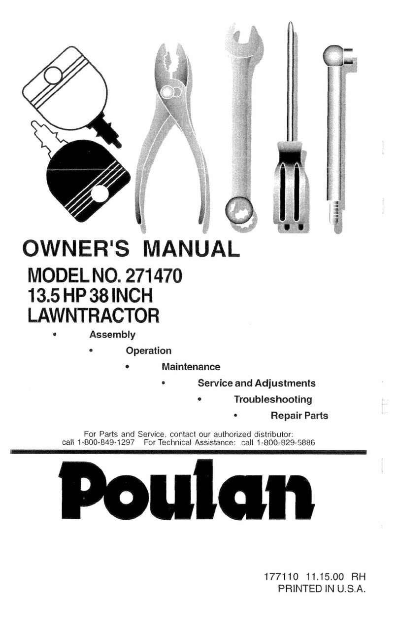 Poulan Pro 2000-11 owner's manual