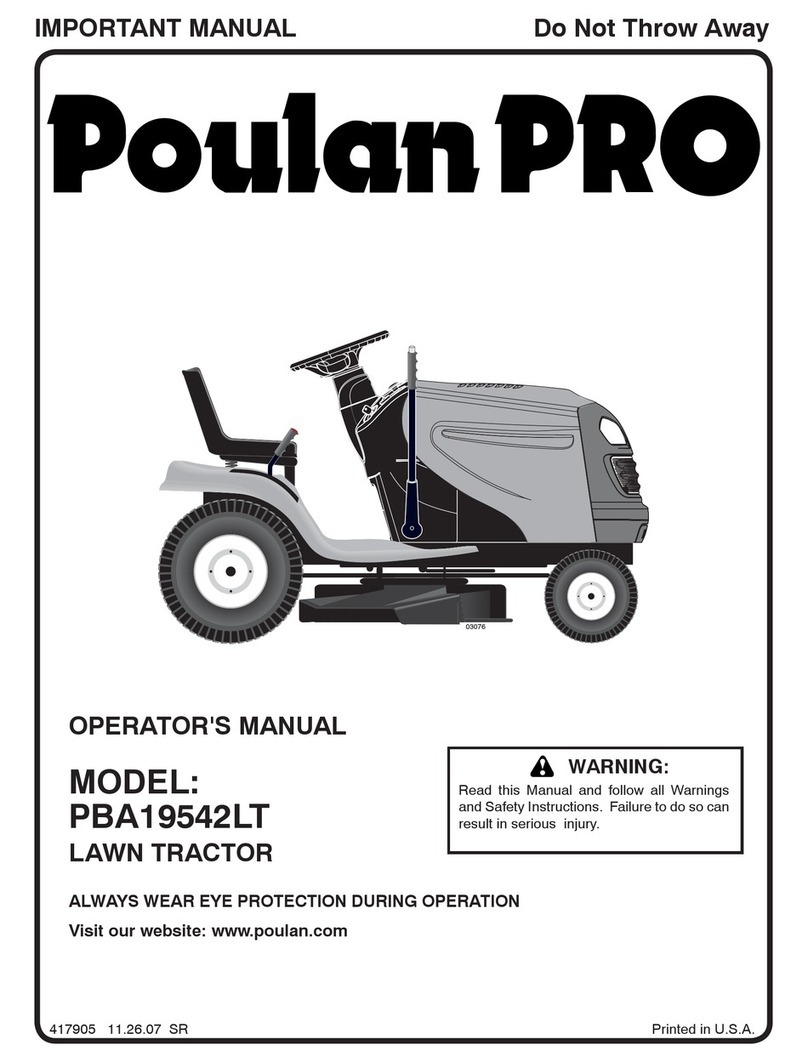 Poulan Pro 417905 Operator's manual