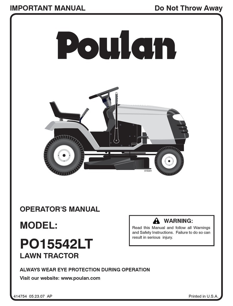 Poulan Pro 414754 User manual