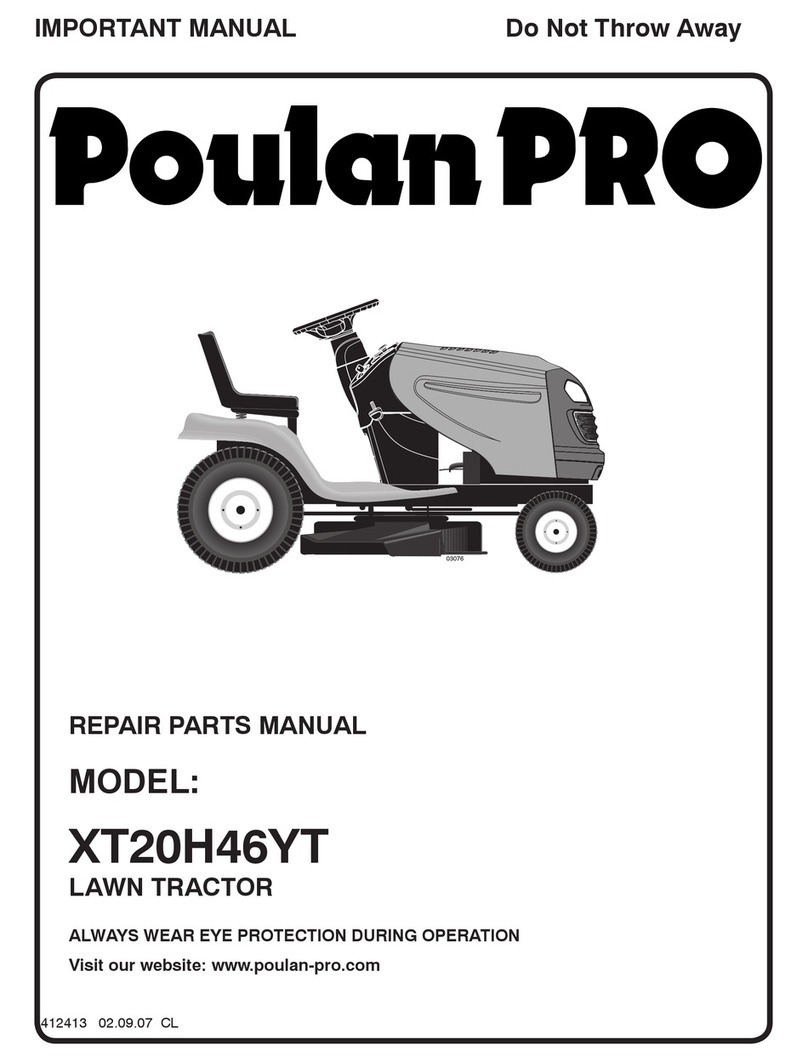 Poulan Pro 412413 Owner's manual