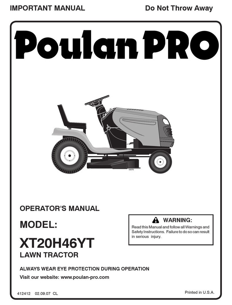 Poulan Pro 412412 User manual
