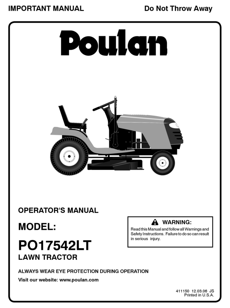 Poulan Pro 411150 Operator's manual