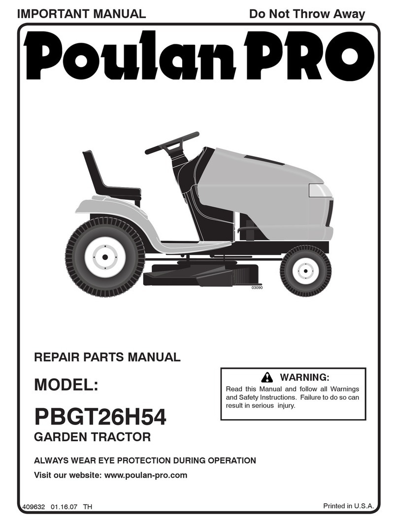 Poulan Pro 409632 Owner's manual