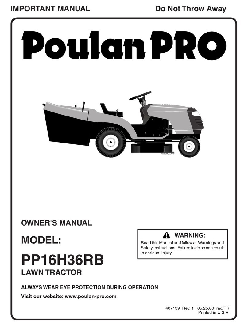 Poulan Pro 407139 User manual