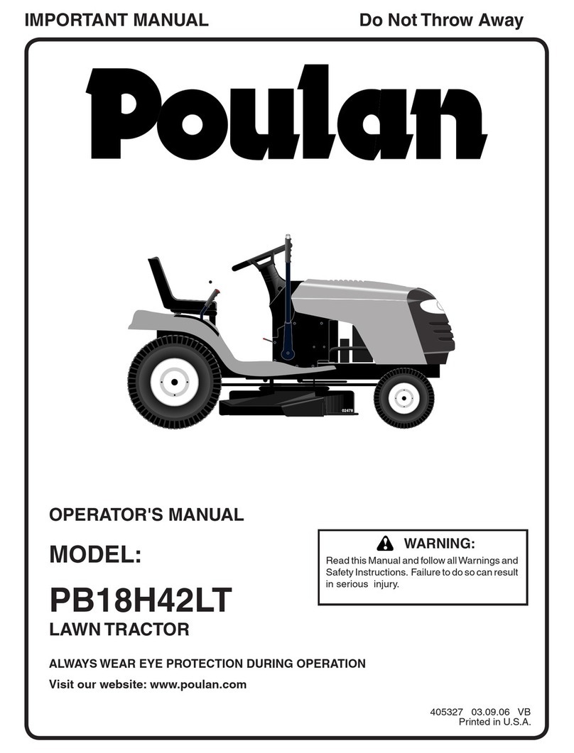 Poulan Pro 405327 Operator's manual