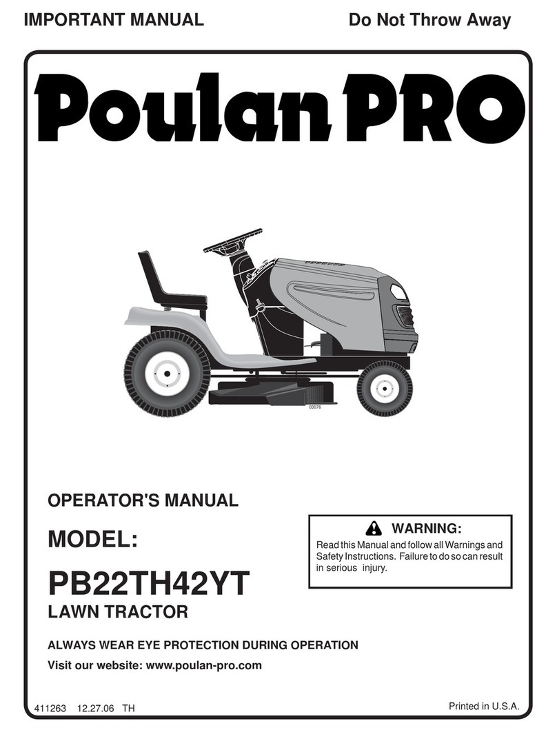 Poulan Pro PB22TH42YT Operator's manual