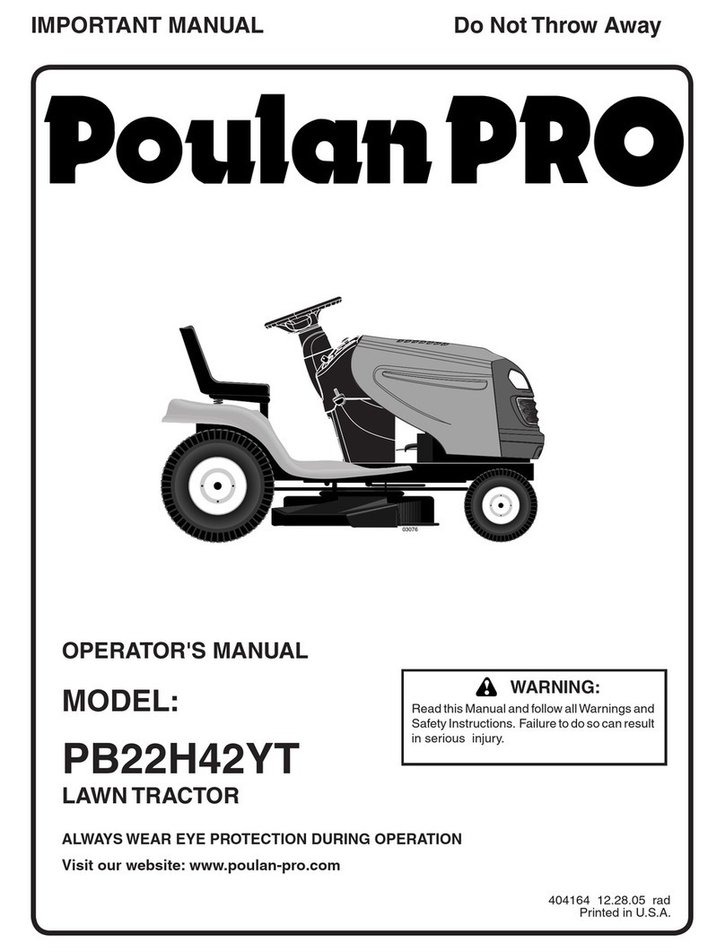 Poulan Pro PB22H42YT Operator's manual