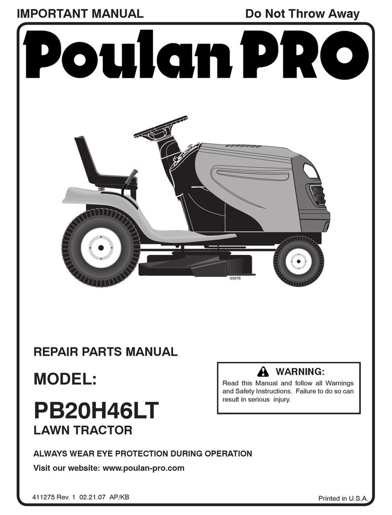 Poulan Pro PB20H46LT Owner's manual