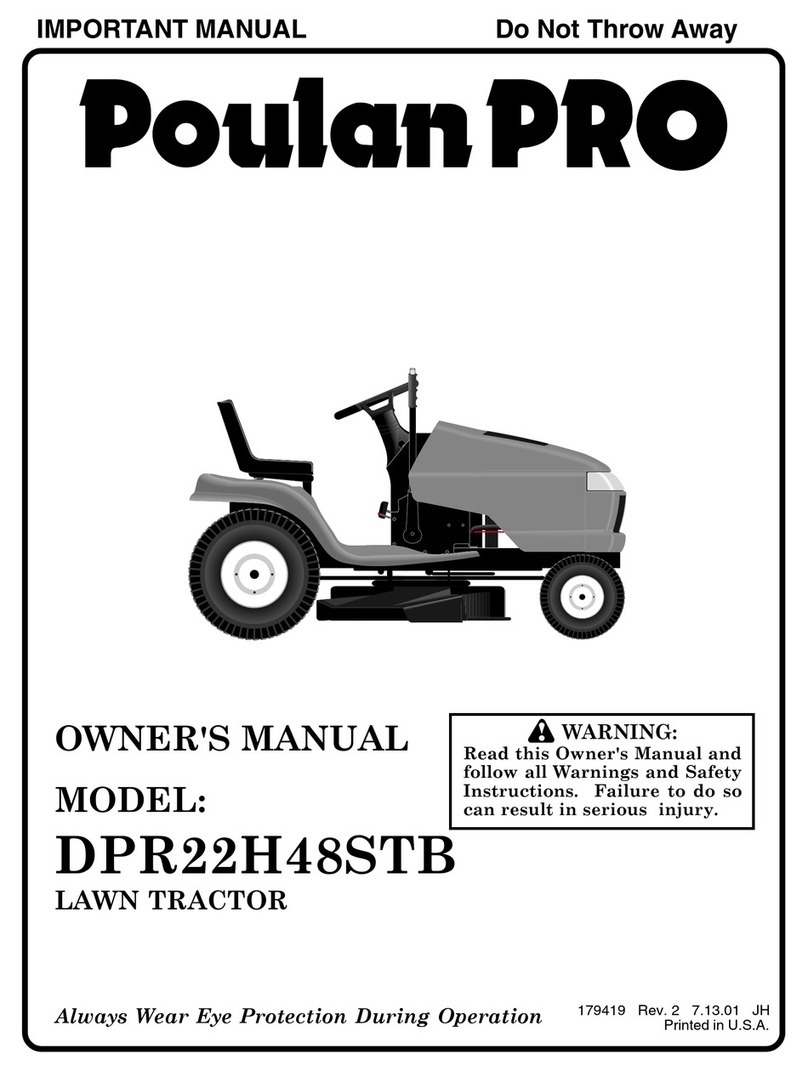 Poulan Pro DPR22H48STB User manual