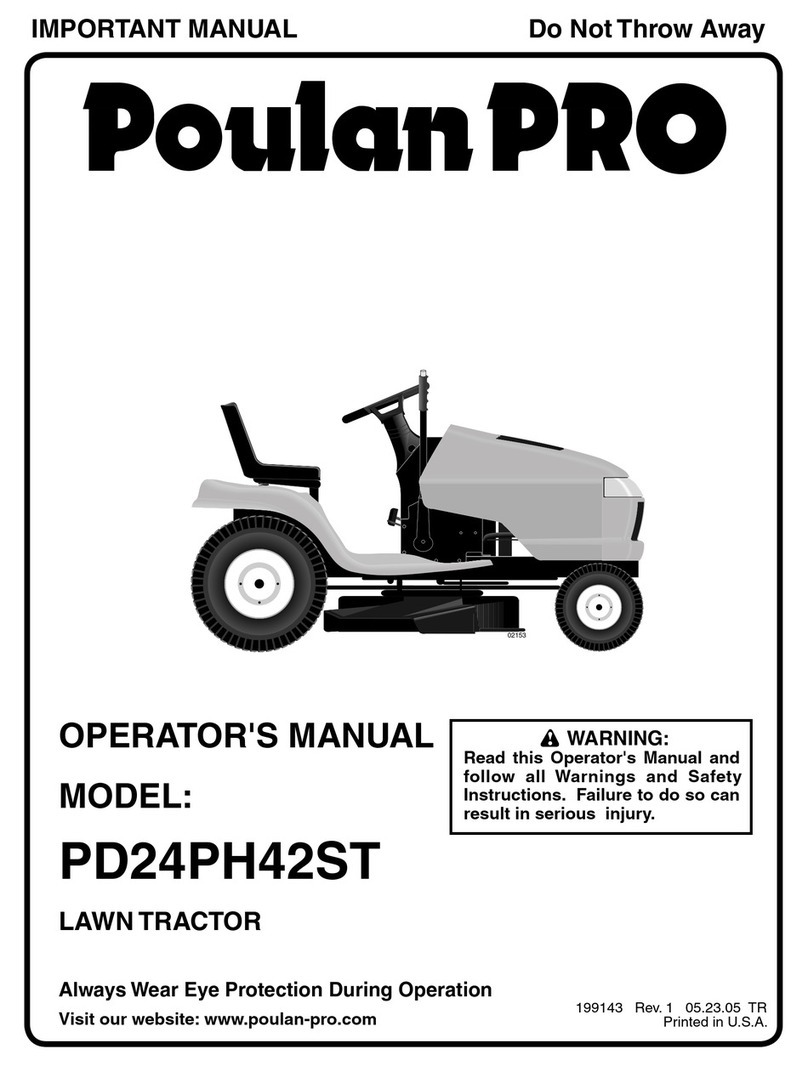 Poulan Pro PD24PH42ST User manual