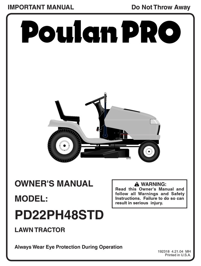 Poulan Pro PD22PH48STD owner's manual