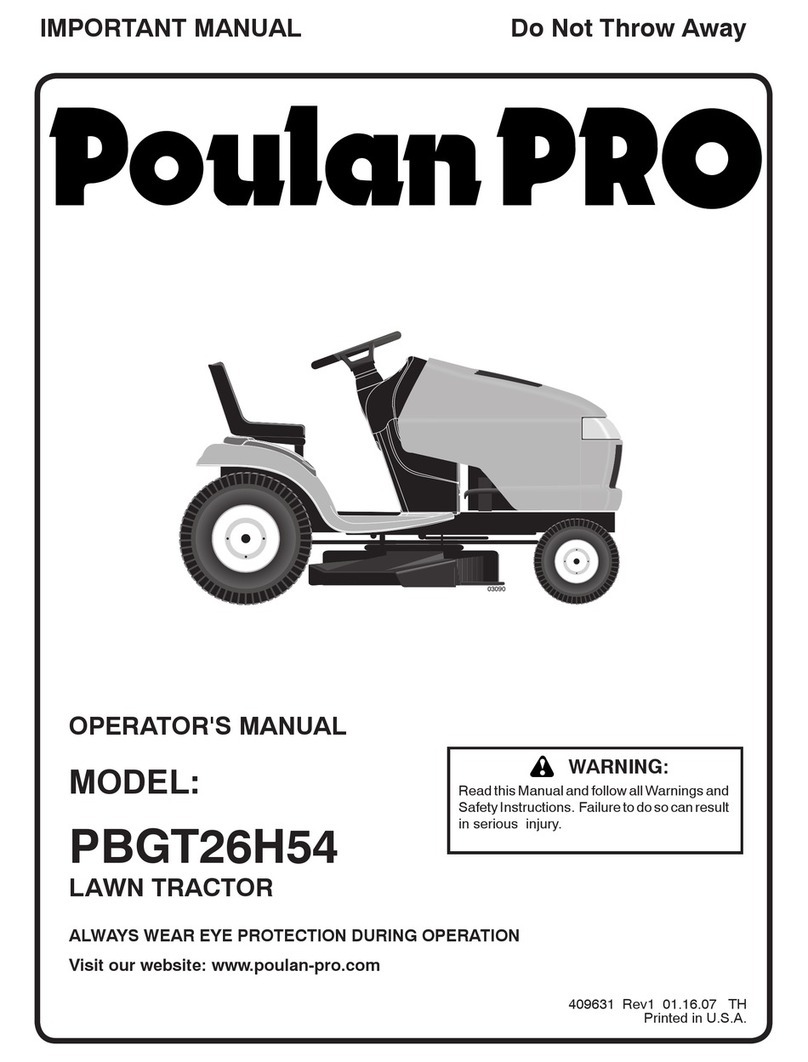 Poulan Pro PBGT26H54 Operator's manual