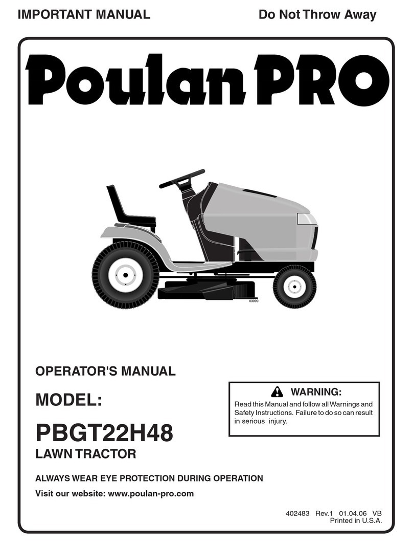 Poulan Pro PBGT22H48 User manual
