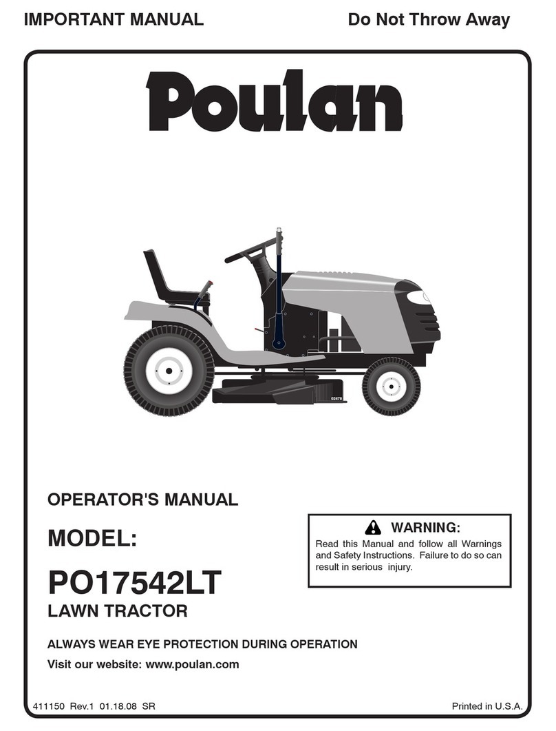 Poulan Pro 96012006902 Operator's manual