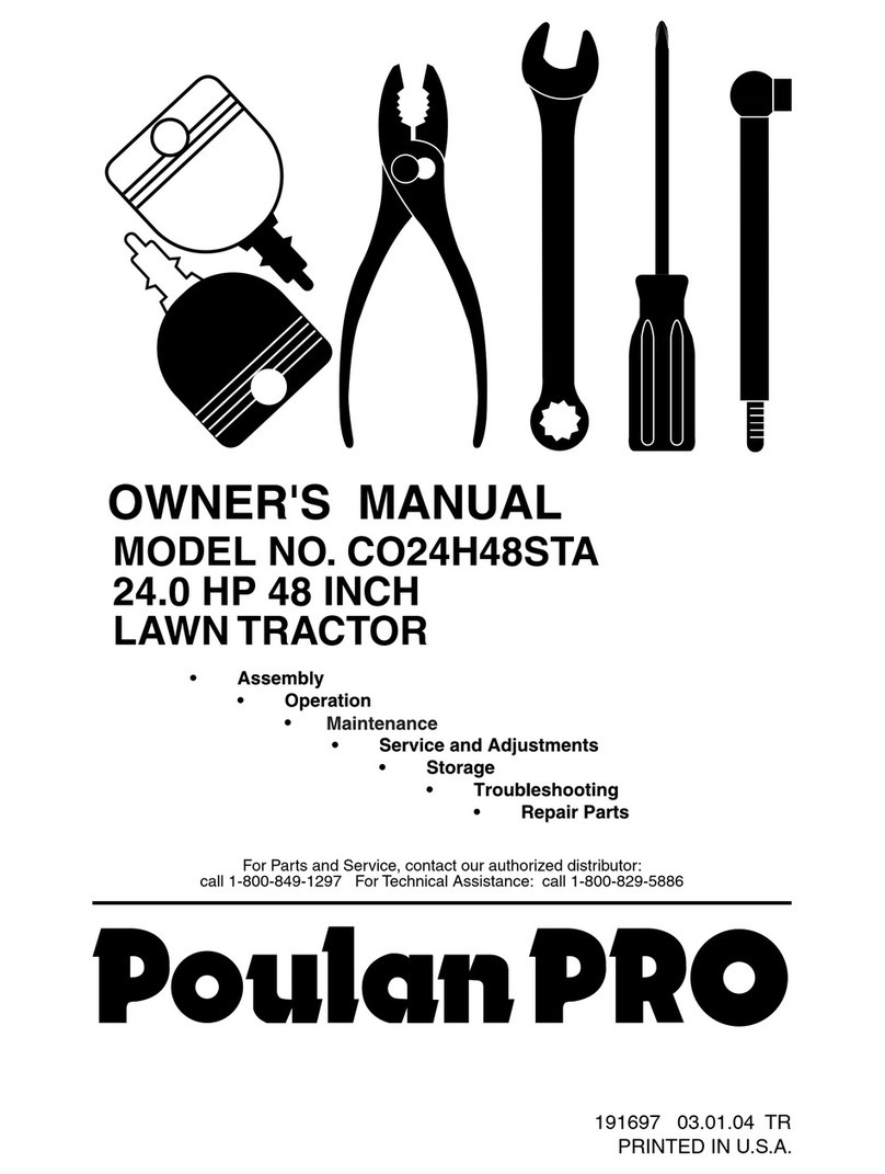 Poulan Pro CO24H48STA owner's manual