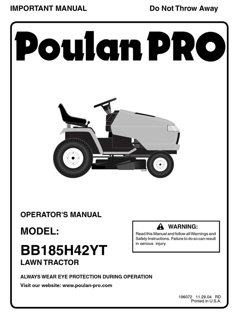 Poulan Pro BB185H42YT User manual