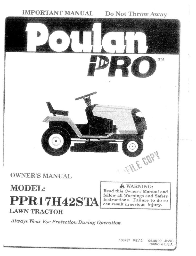 Poulan Pro 168737 User manual