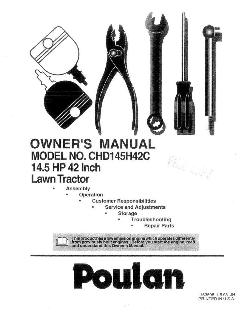 Poulan Pro 163598 User manual