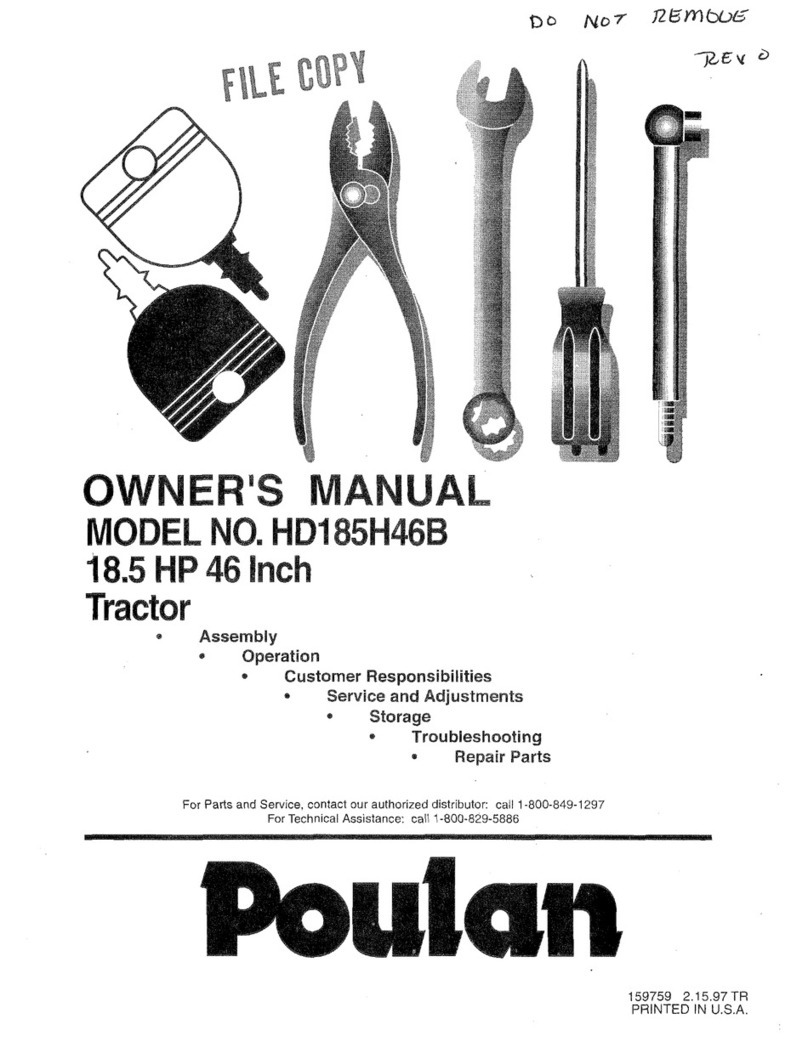 Poulan Pro 159759 User manual