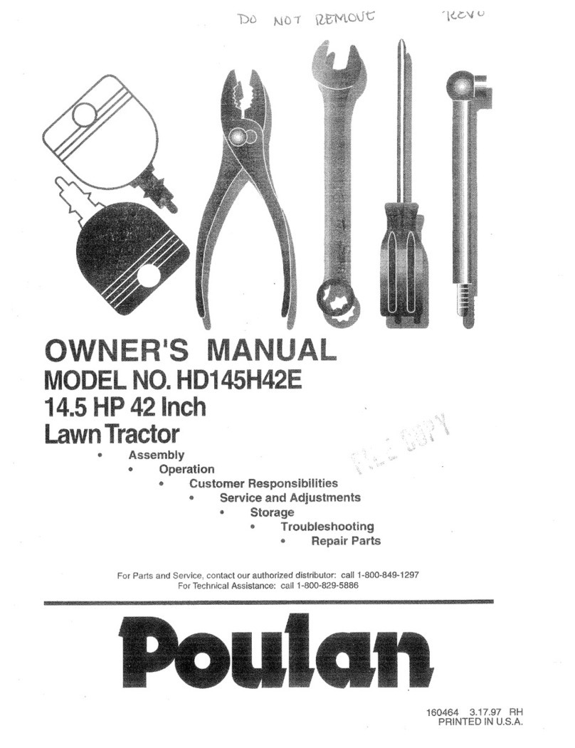 Poulan Pro 160464 owner's manual