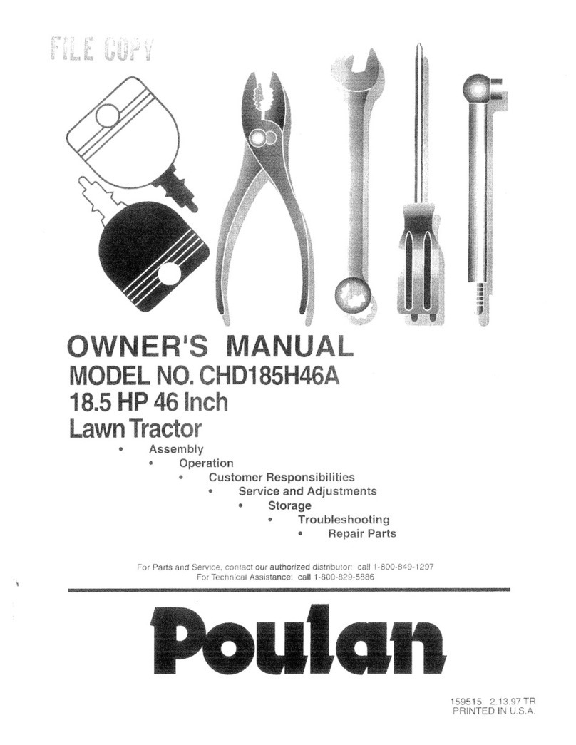 Poulan Pro 159515 owner's manual