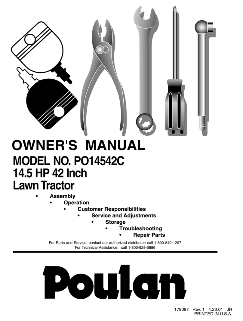 Poulan Pro 178097 owner's manual