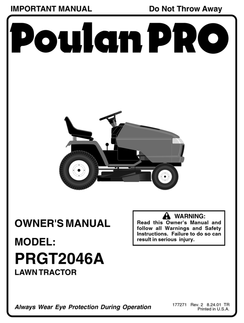 Poulan Pro 177271 owner's manual