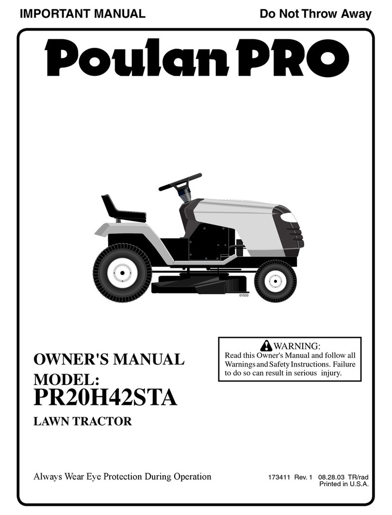 Poulan Pro 173411 User manual