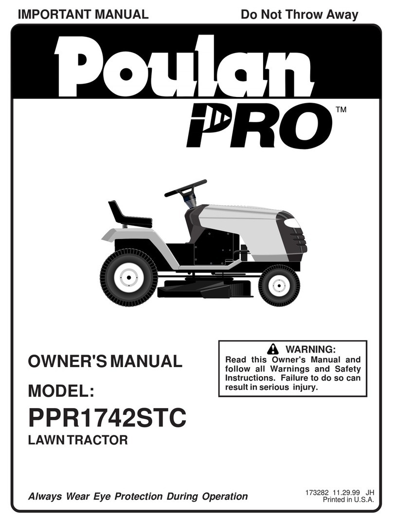 Poulan Pro 173282 User manual