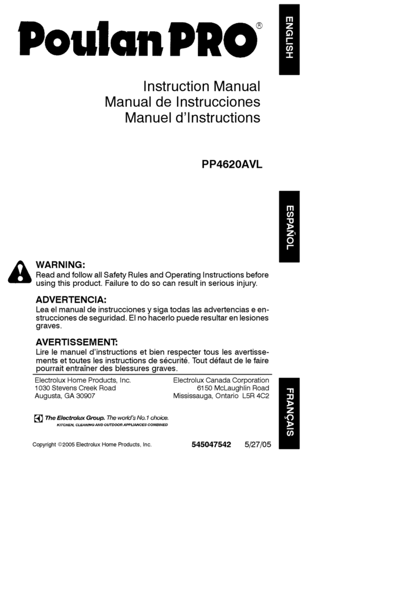 Poulan Pro PP4620AVL User manual