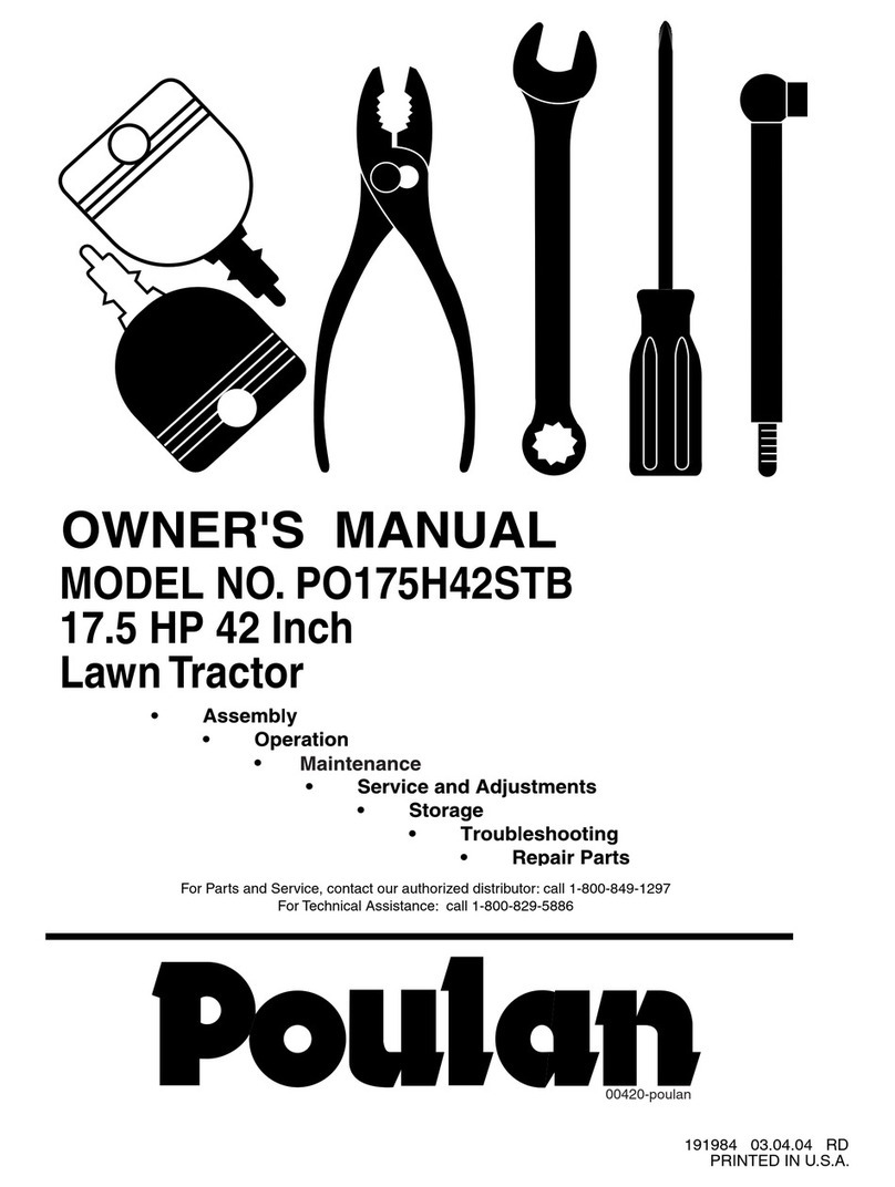 Poulan Pro 191984 owner's manual