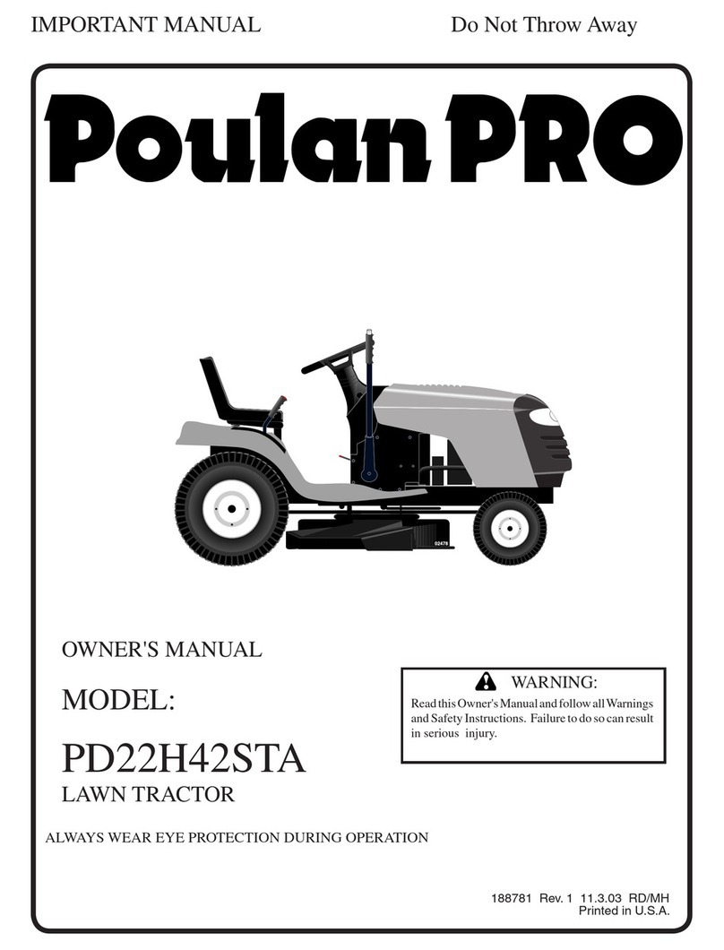Poulan Pro 188781 owner's manual