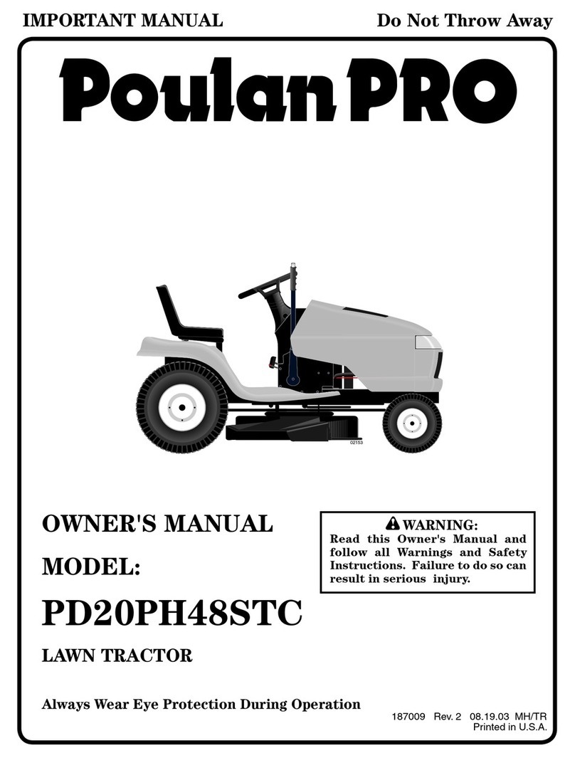Poulan Pro 187009 User manual