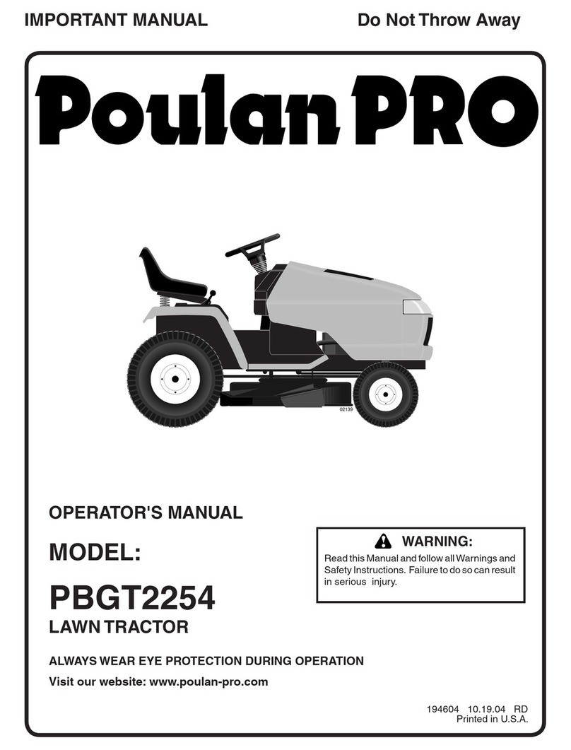 Poulan Pro 194604 User manual