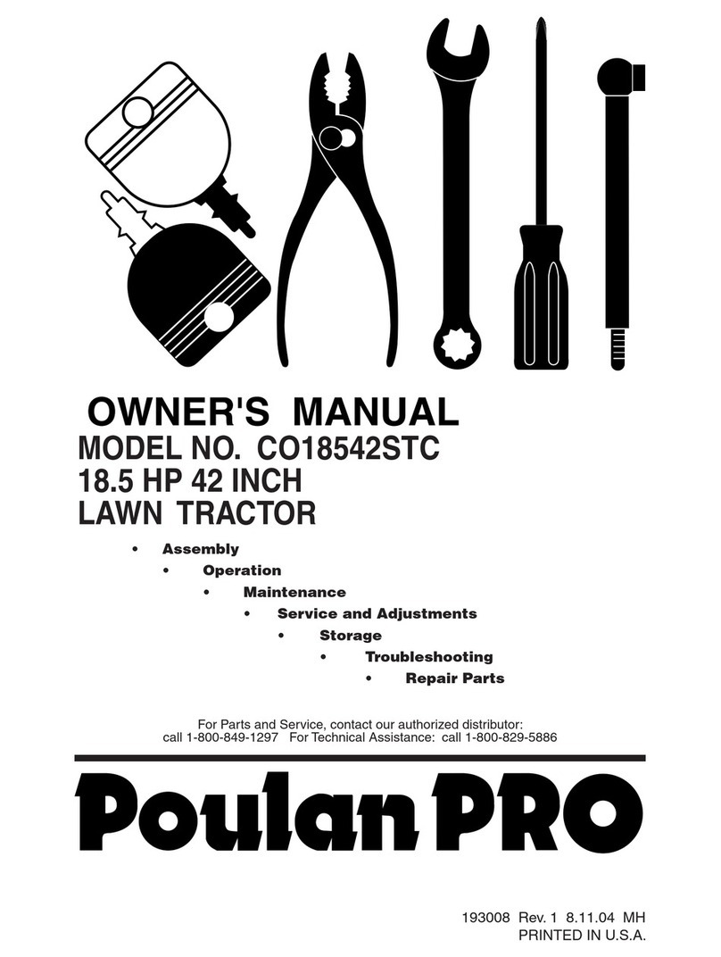 Poulan Pro 193008 owner's manual