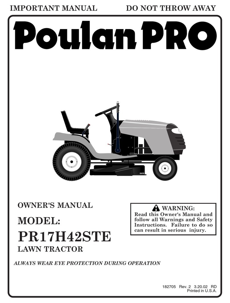 Poulan Pro 182705 owner's manual