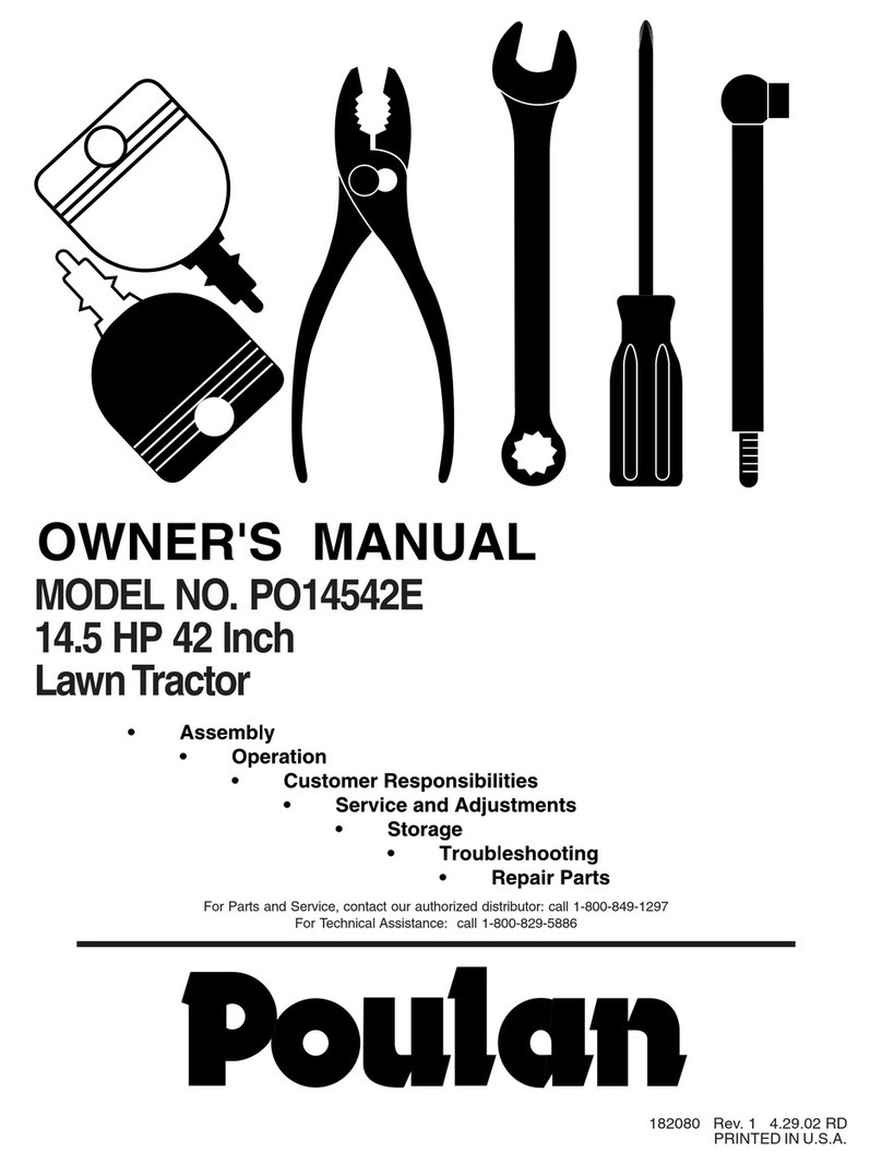 Poulan Pro 182080 owner's manual