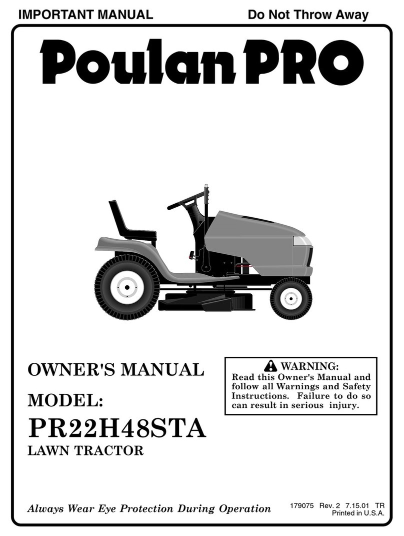 Poulan Pro 179075 Important manual