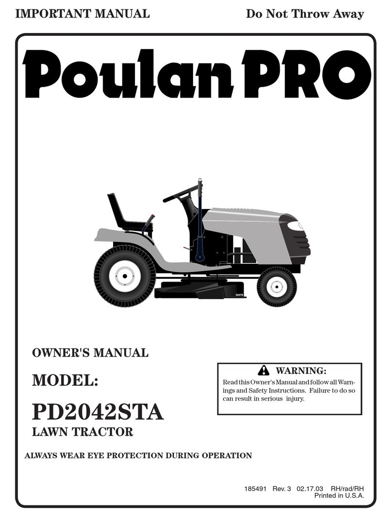 Poulan Pro 185491 owner's manual