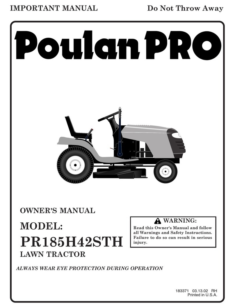 Poulan Pro 183371 owner's manual