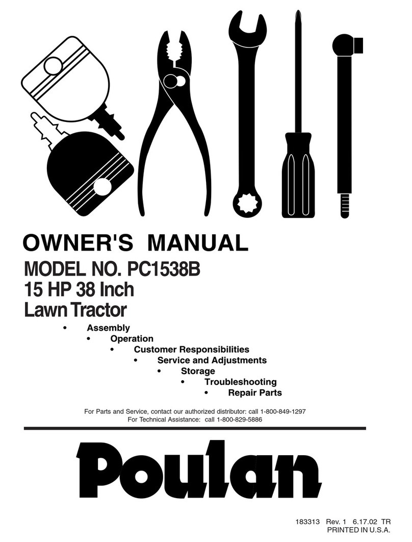 Poulan Pro 183313 User manual