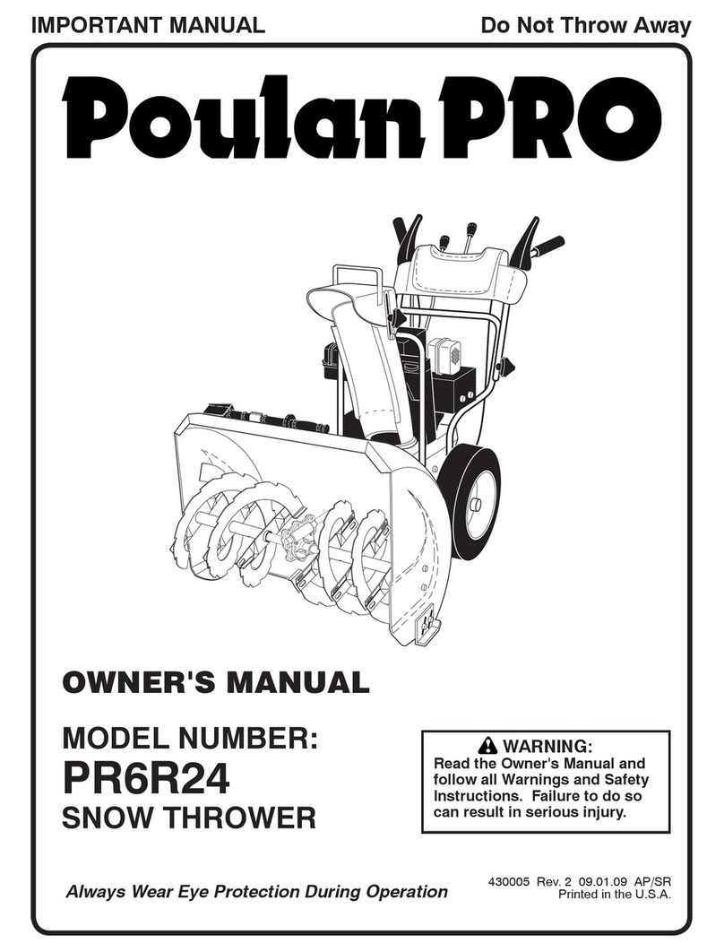 Poulan Pro 430005 owner's manual