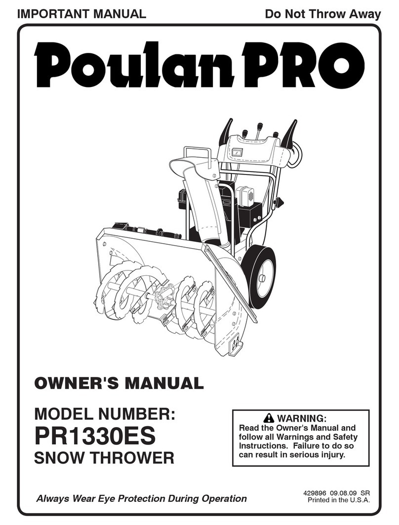 Poulan Pro 429896 User manual